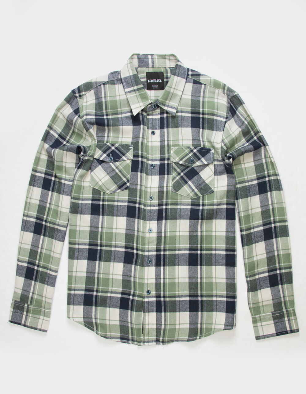 RSQ Mens Plaid Flannel - NAVY COMBO | Tillys
