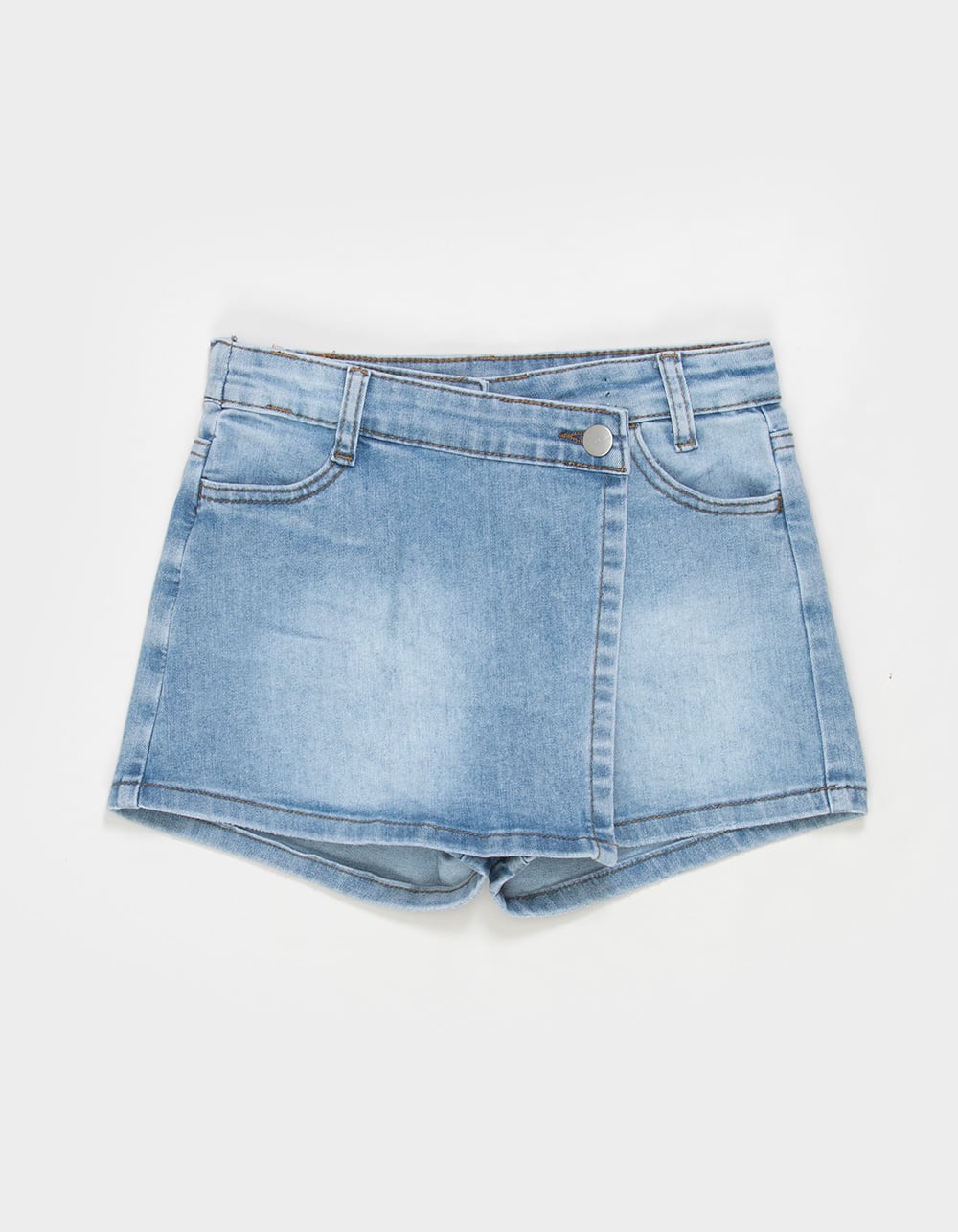 JOE'S JEANS Mina Girls Wrap Skort - MEDIUM WASH