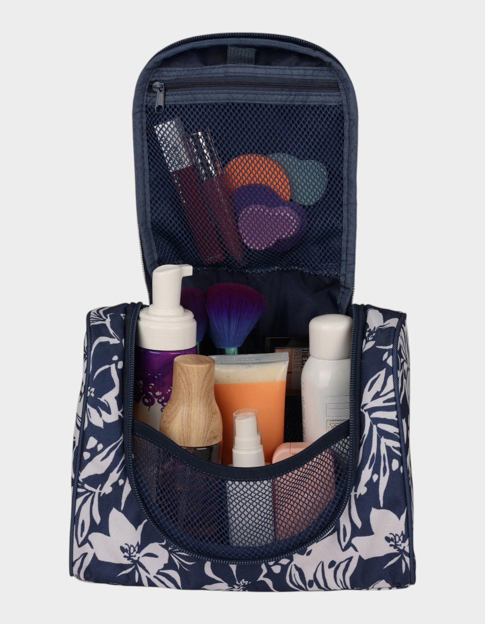 ROXY Travel Dance Toiletry Bag - NAVY/WHITE