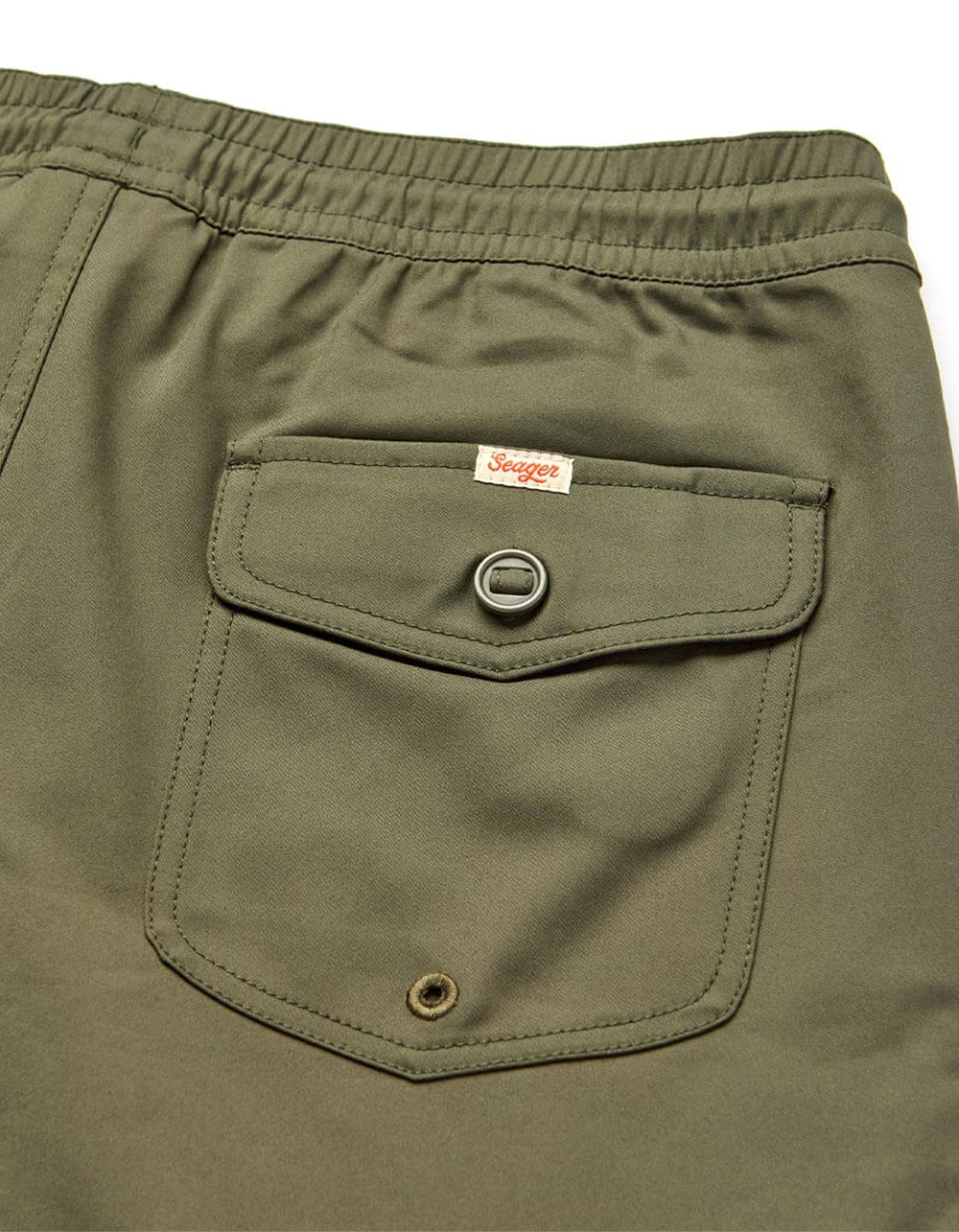 SEAGER Yuma Mens Nylon Shorts - OLIVE