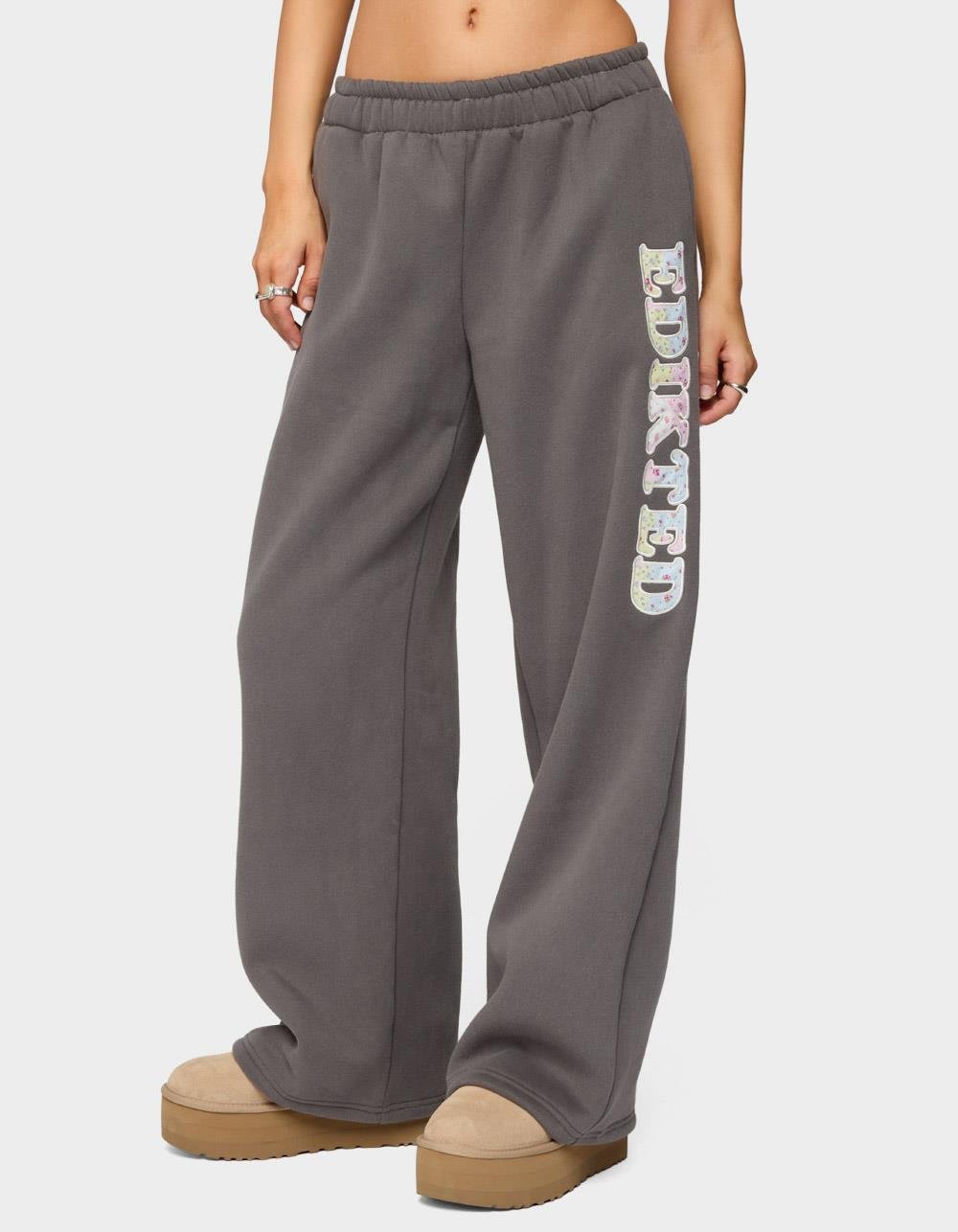 EDIKTED Mili Edikted Sweatpants - GRAY