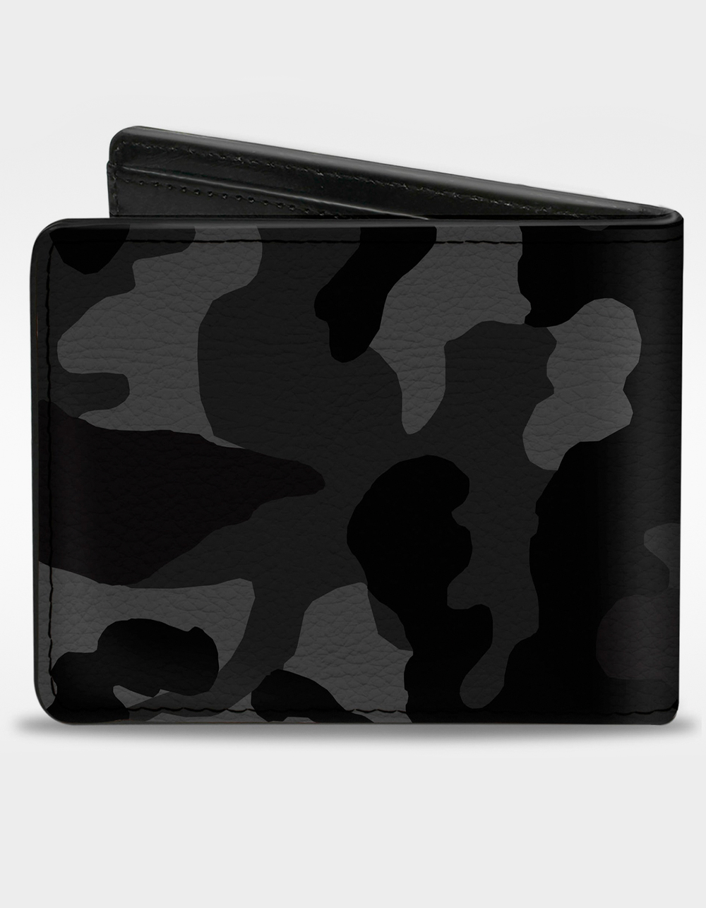 BUCKLE-DOWN Camo Charcoal Bifold Wallet - MULTI