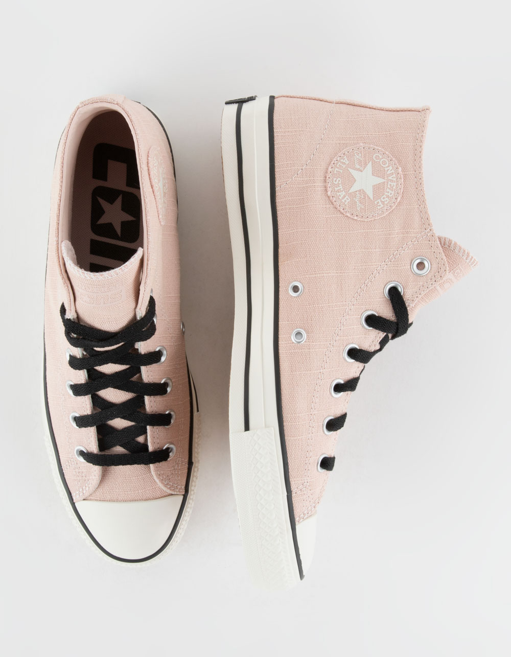 CONVERSE Chuck Taylor All Star Pro Mid Hemp Shoes - DUSTY PINK