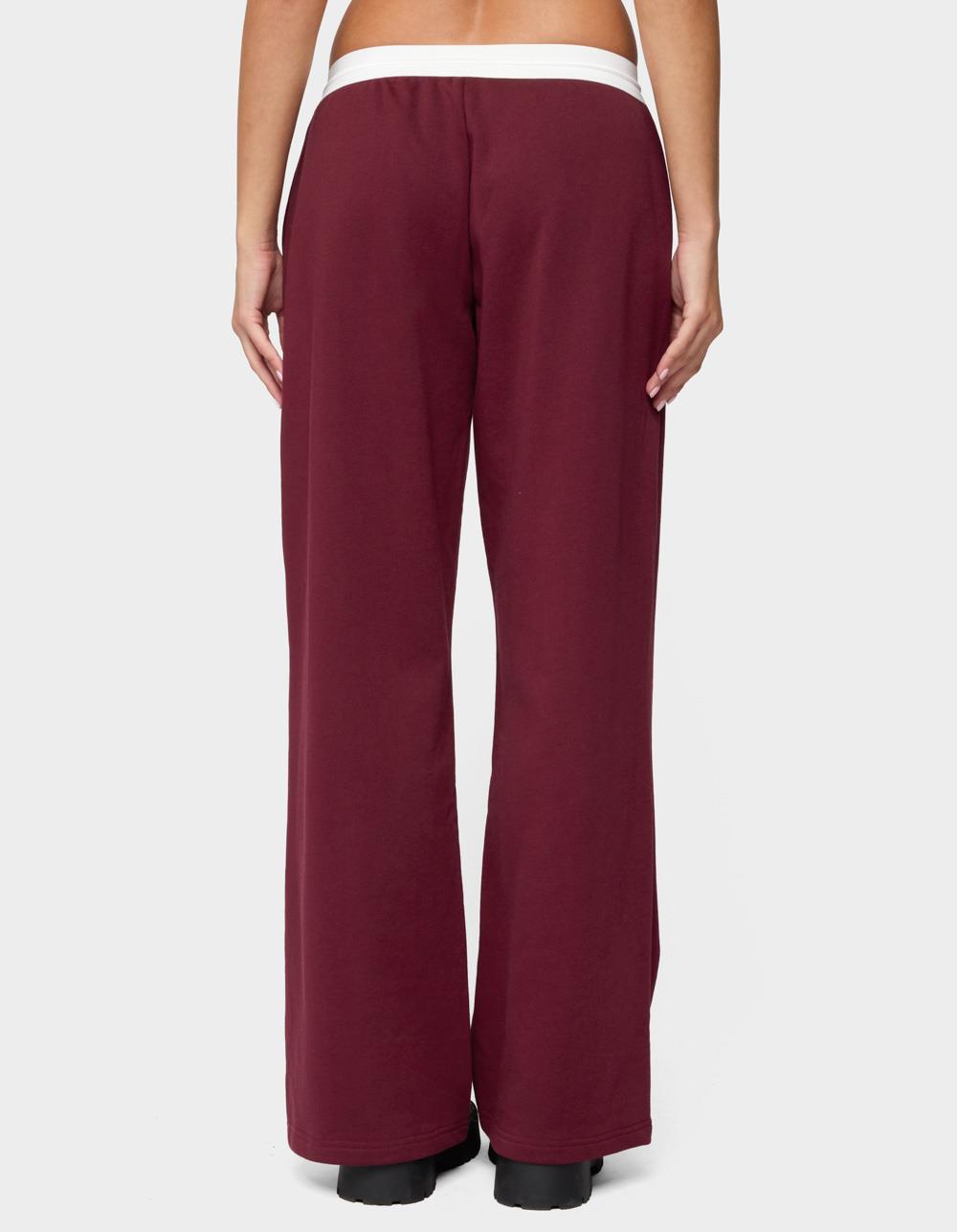 EDIKTED Brookie Sweatpants - DK RED