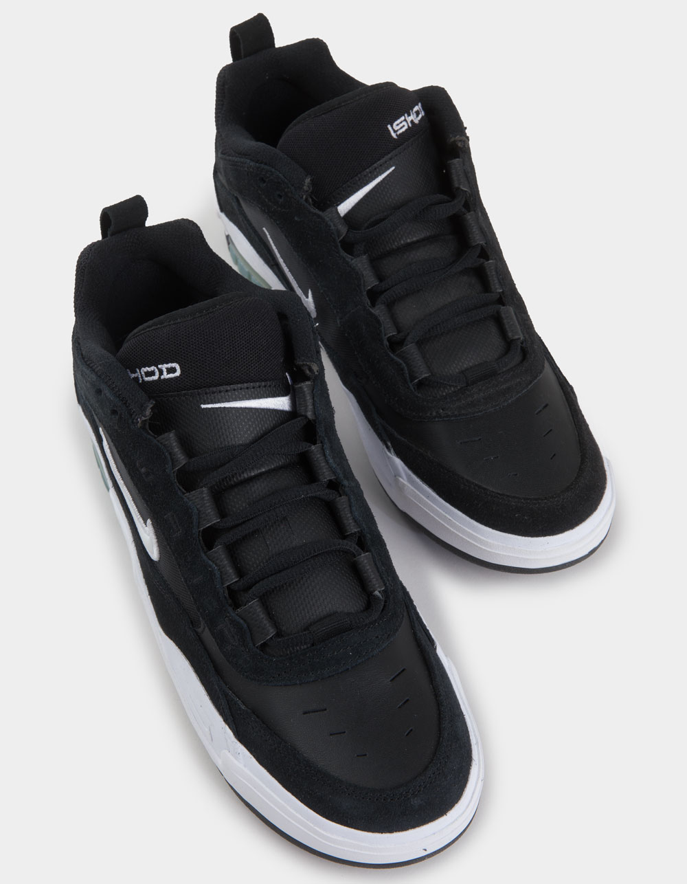 NIKE SB Air Max Ishod Mens Skate Shoes - BLK/WHT