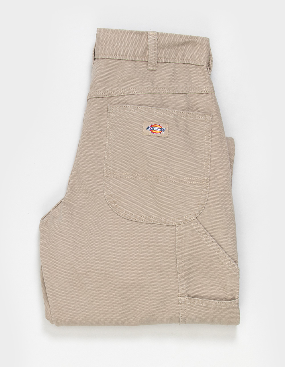 DICKIES Canvas Double Knee Mens Carpenter Pants - KHAKI