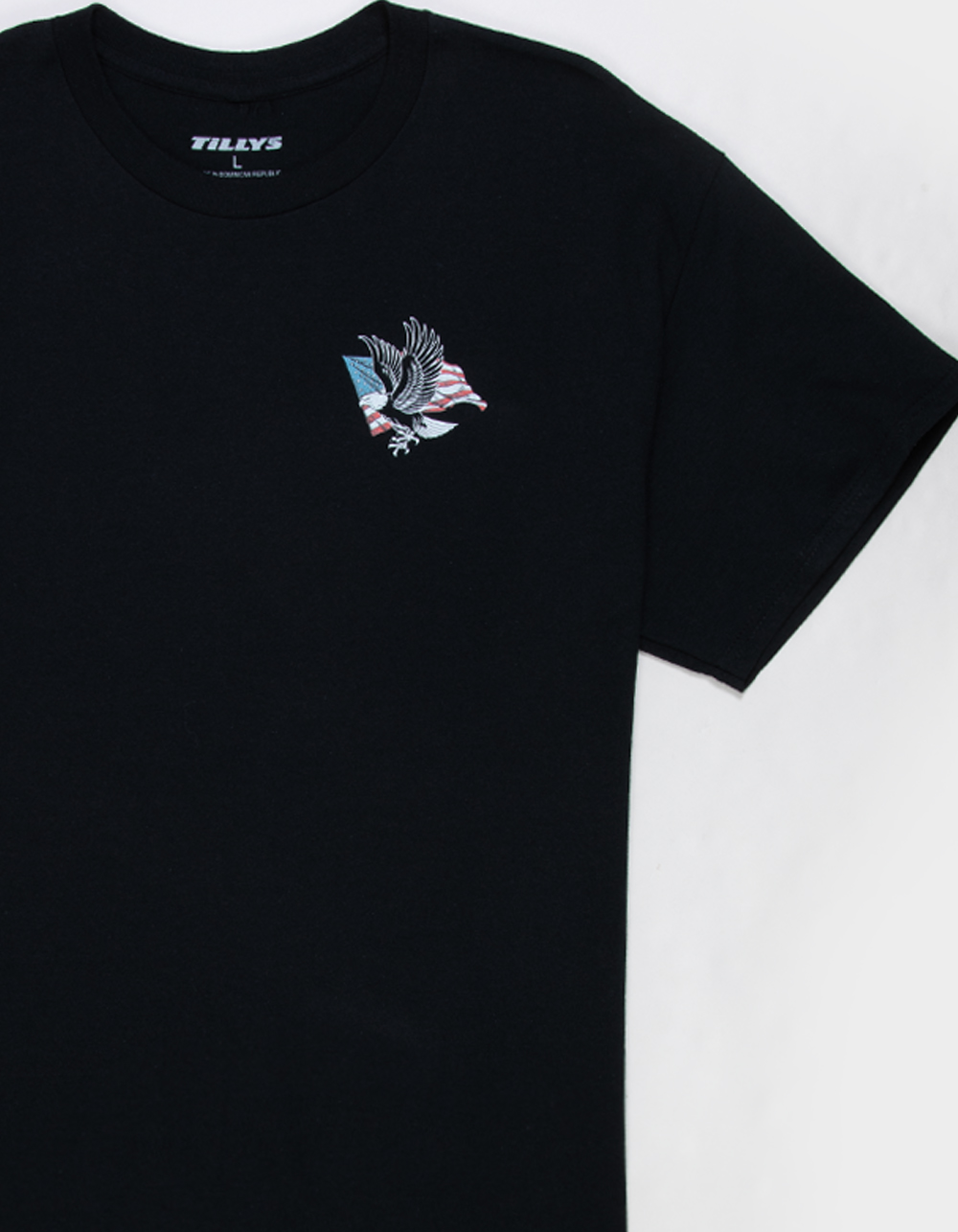 EAGLE Flag Unisex Tee - BLACK