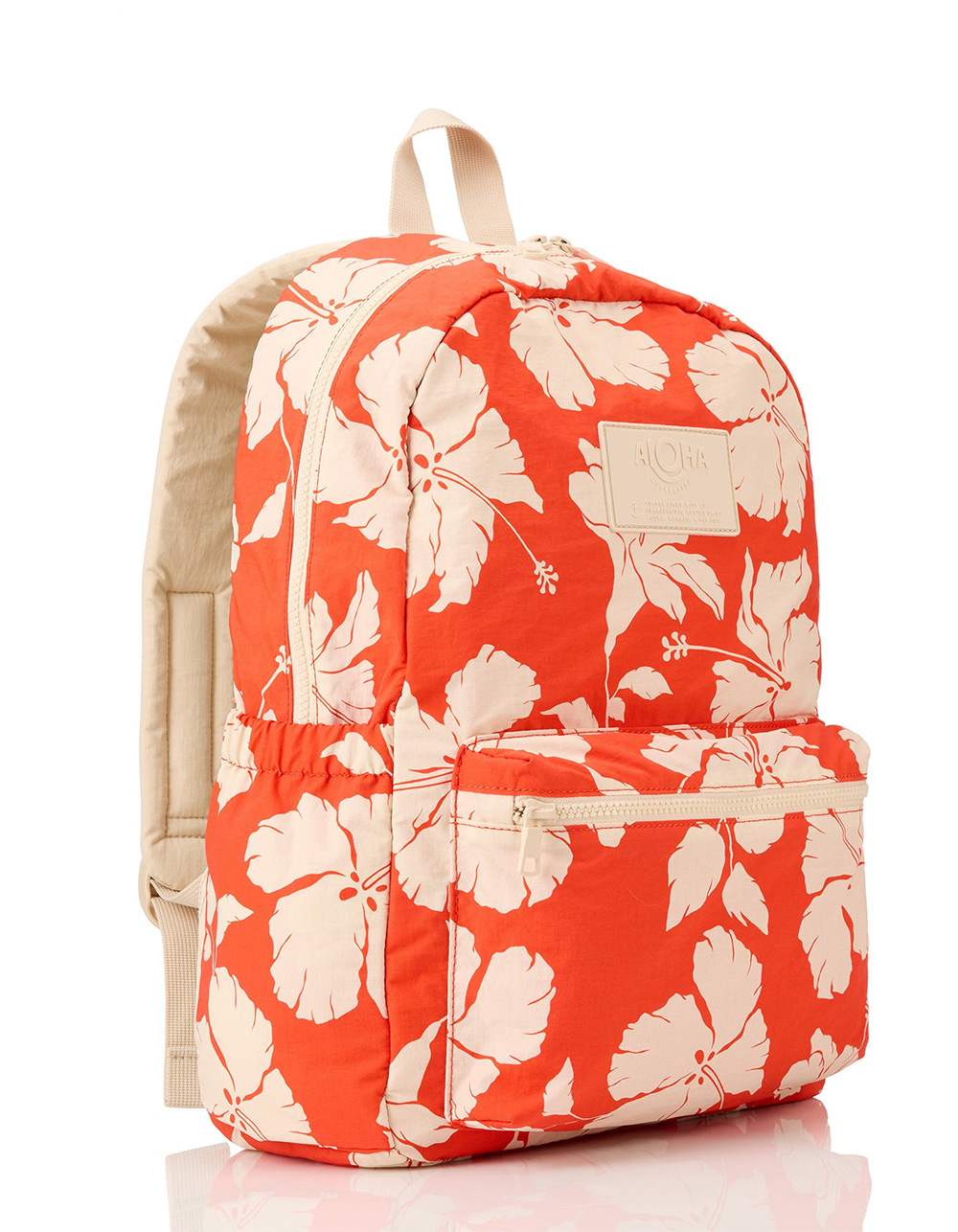 ALOHA COLLETION Keep It Light Salina Backpack - RED COMBO