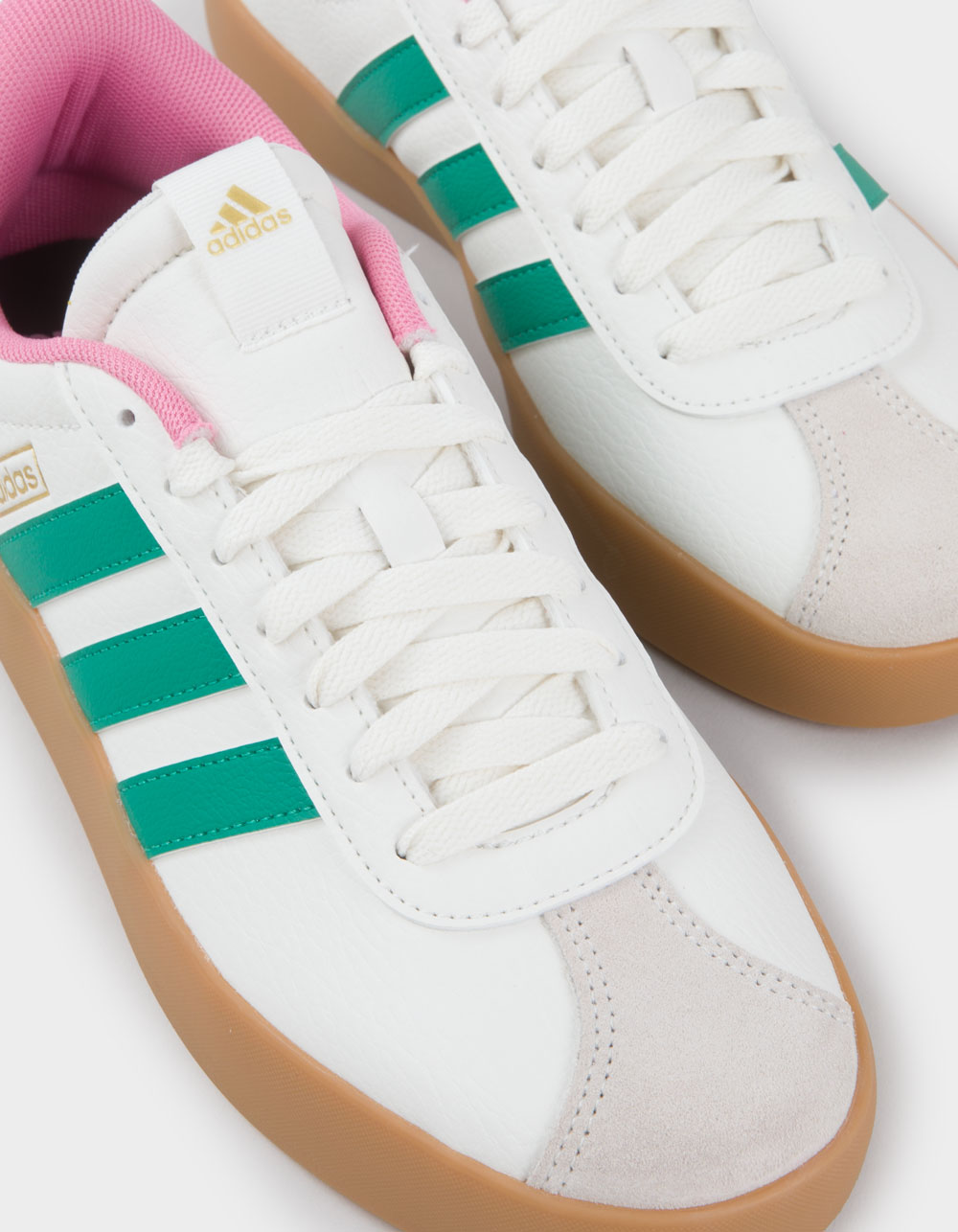 ADIDAS VL Court 3.0 Womens Shoes - WHITE/GREEN