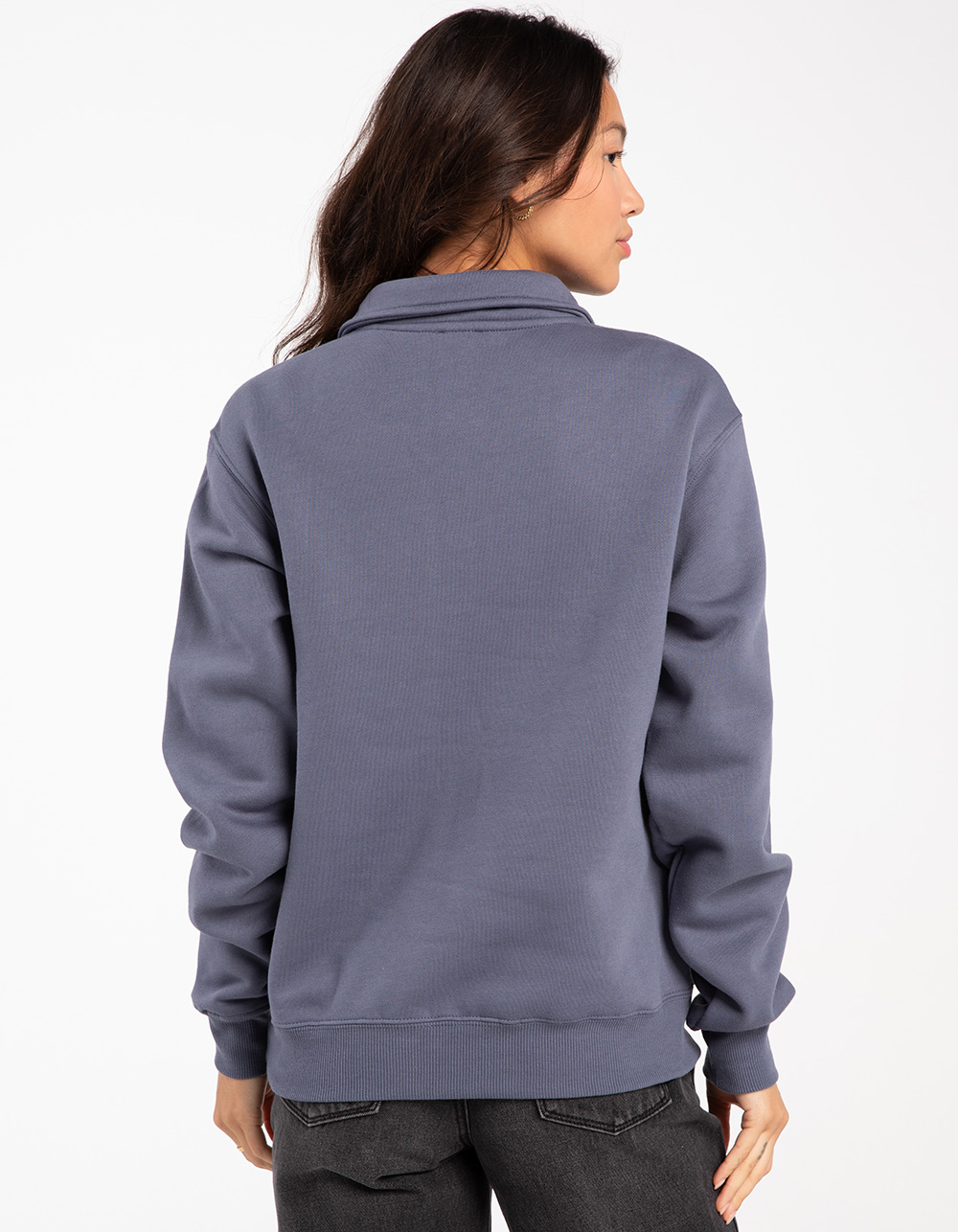 TILLYS Quarter Zip Womens Sweatshirt - DUSK | Tillys