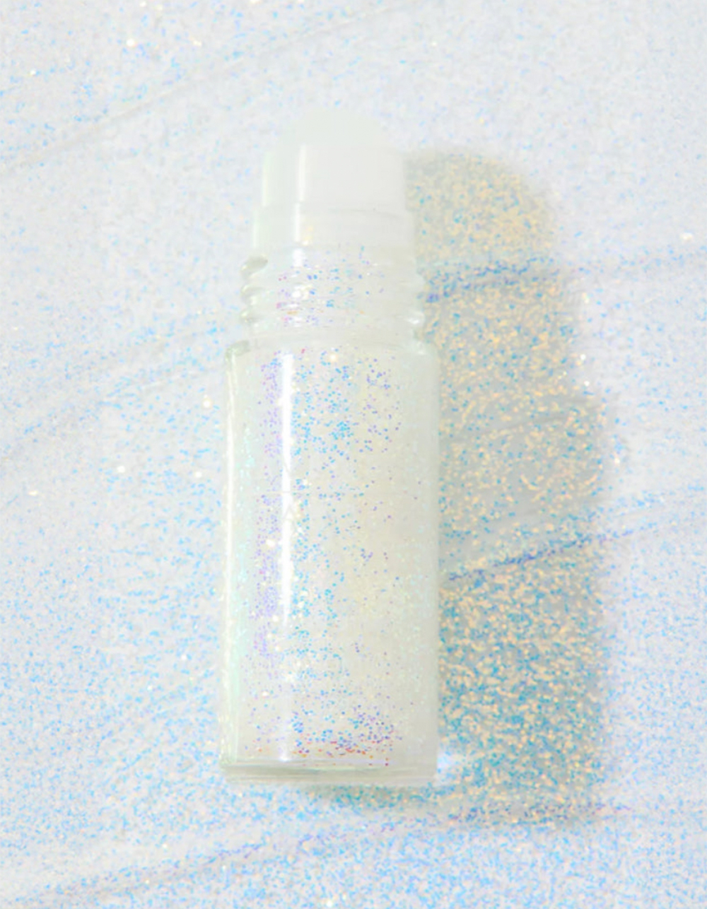 LAVENDER STARDUST Iridescent Spirit Glitter Roll-On Shimmer - WHITE