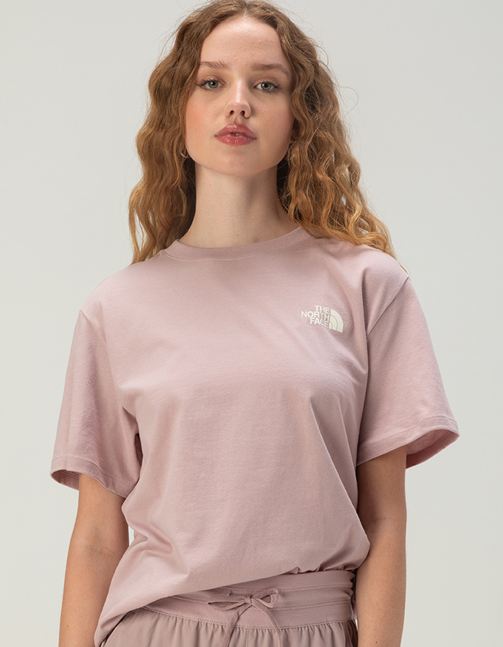 THE NORTH FACE Exploring Since '66 Womens Relaxed Tee - MAUVE