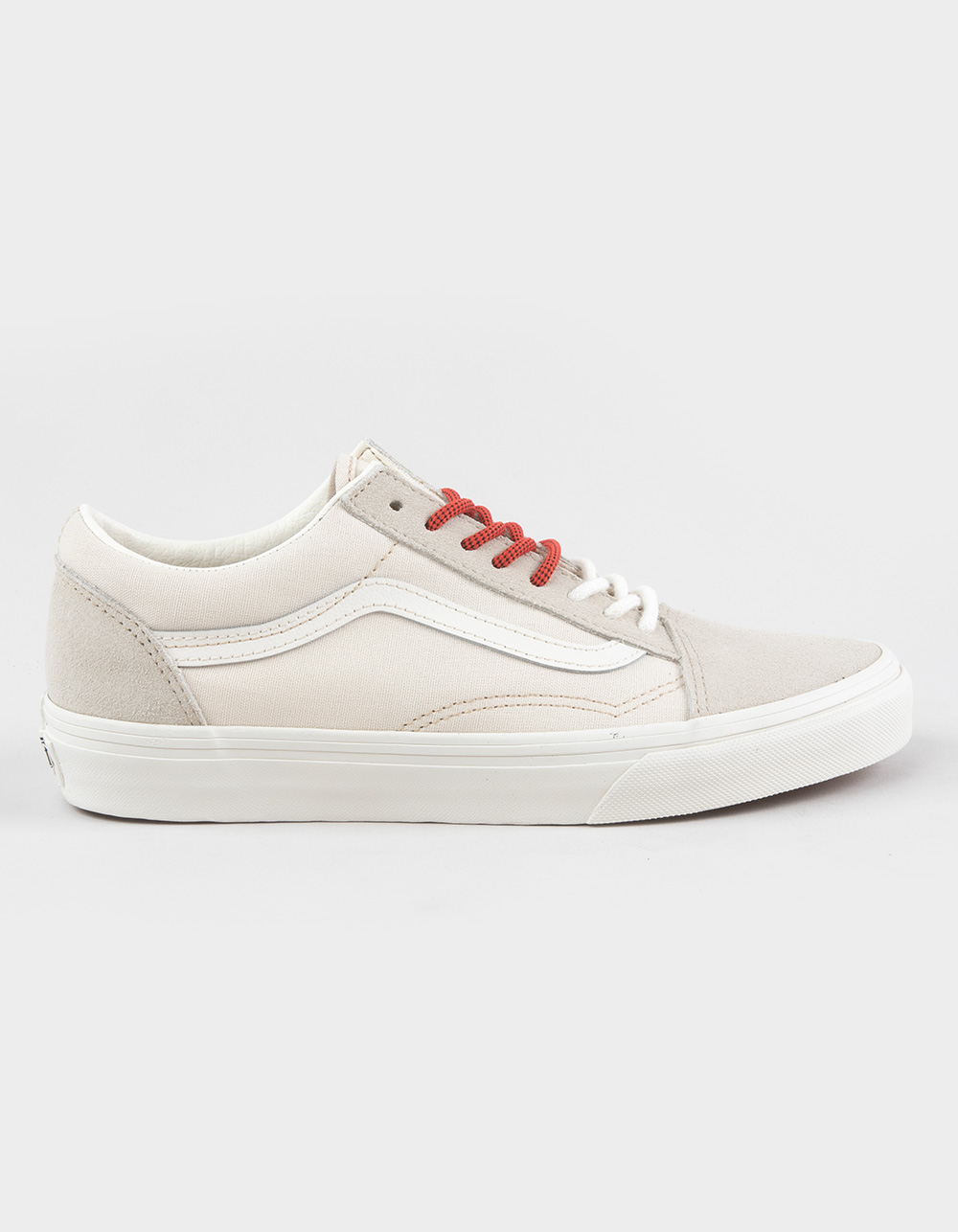 VANS Old Skool Womens Shoes - WHITE