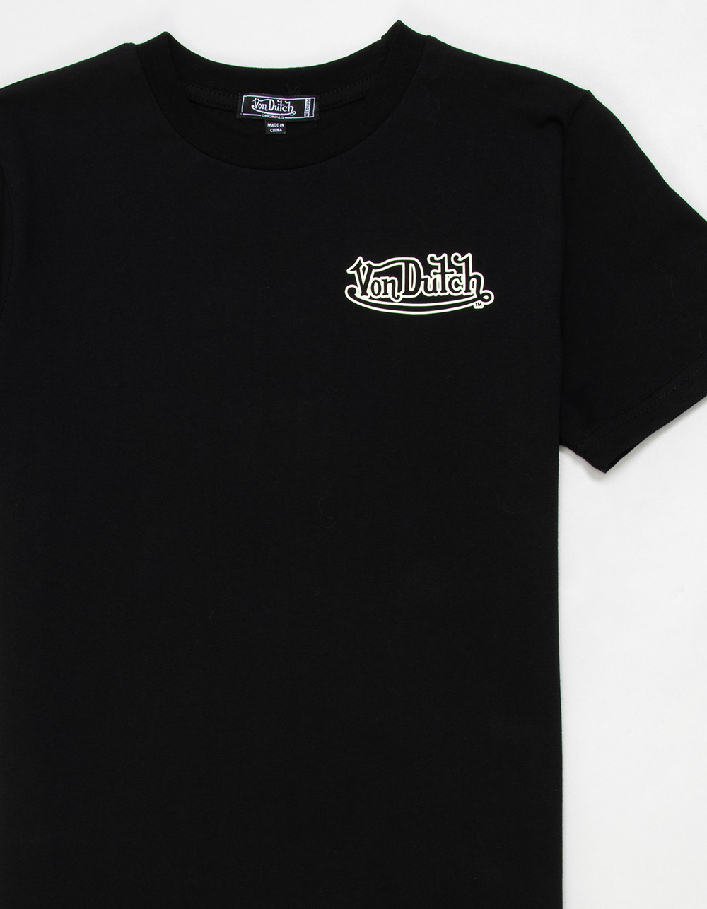 VON DUTCH Moto Club Boys Tee - BLACK