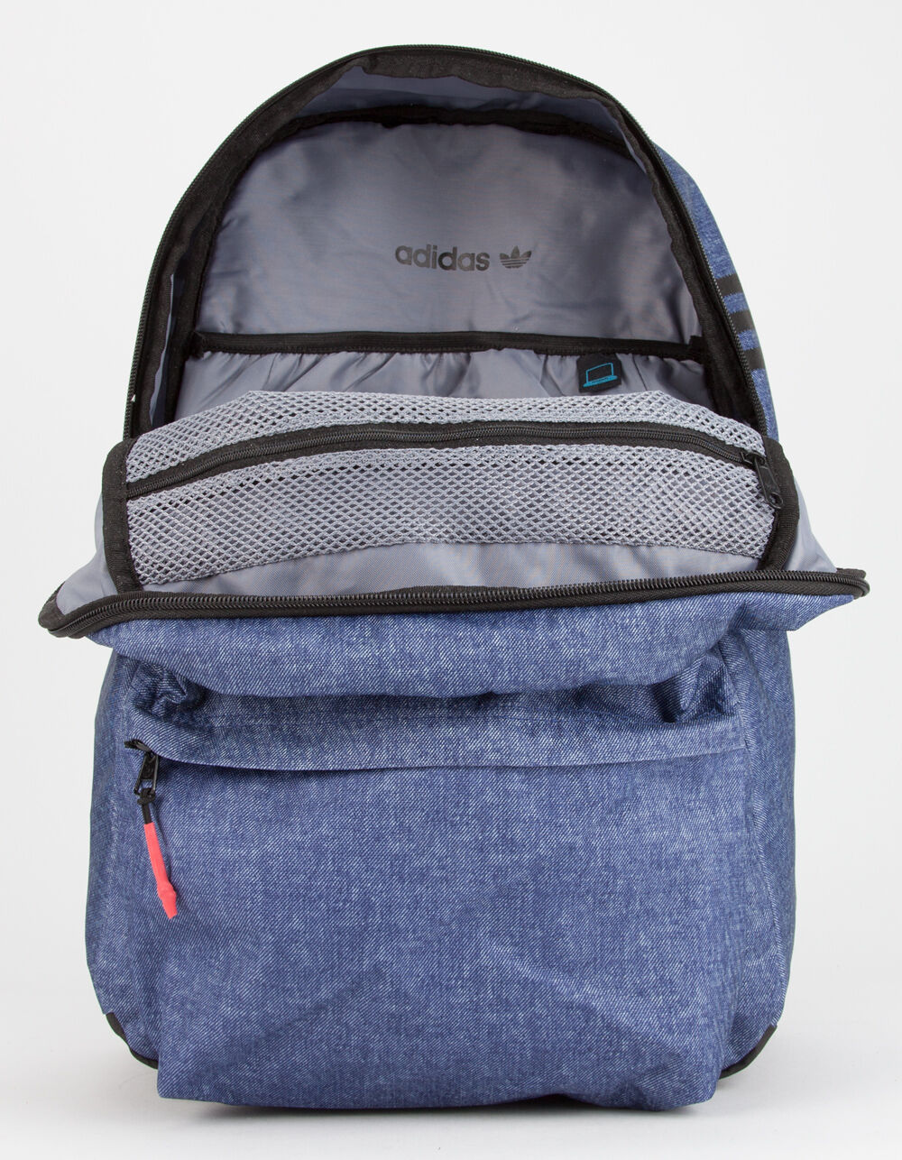 ADIDAS Originals National Blue Denim Backpack image number 4