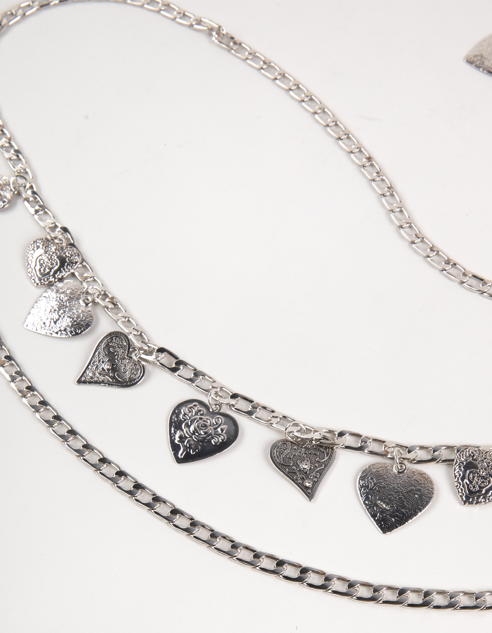 Heart Chain Belt - SILVER