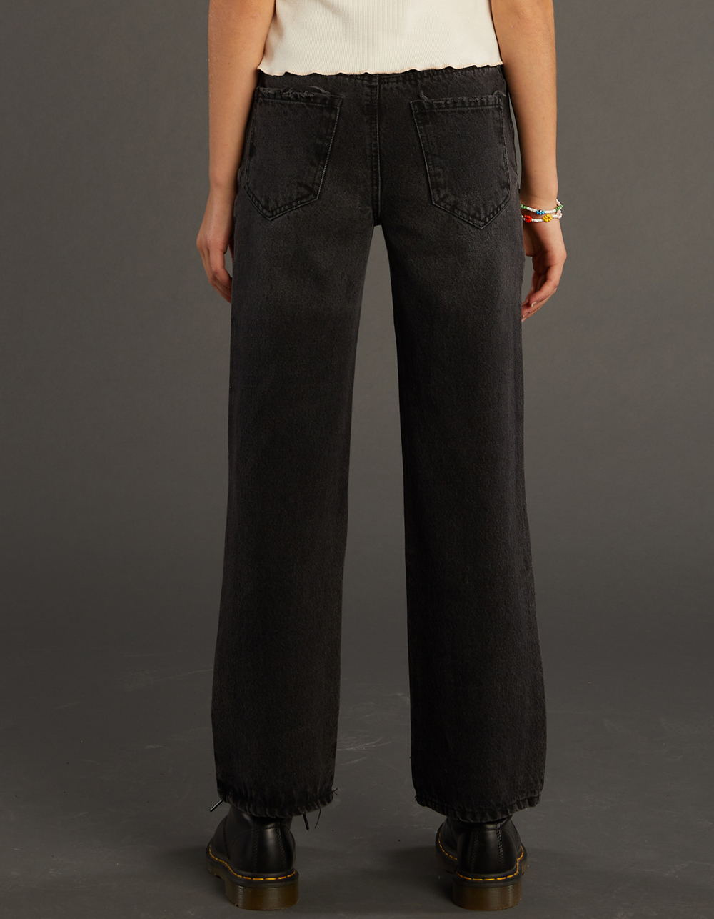 RSQ Girls Wide Leg Jeans - WASHED BLACK | Tillys