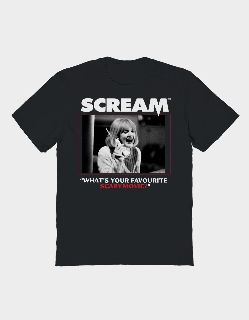 SCREAM What's Your Favorite Scary Movie Unisex Tee - BLACK