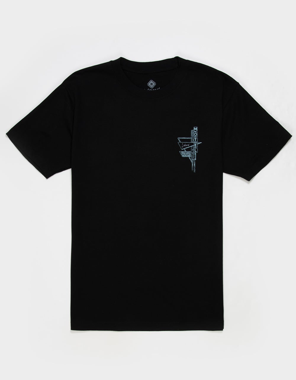 ISLAND AVENUE Motel Mens Tee - BLACK