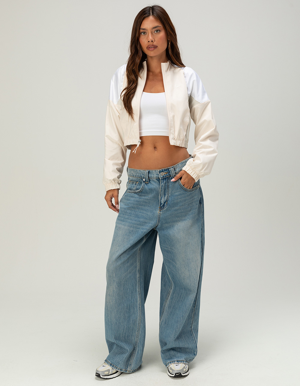 NIKE Sportswear Womens Shrunken Track Jacket