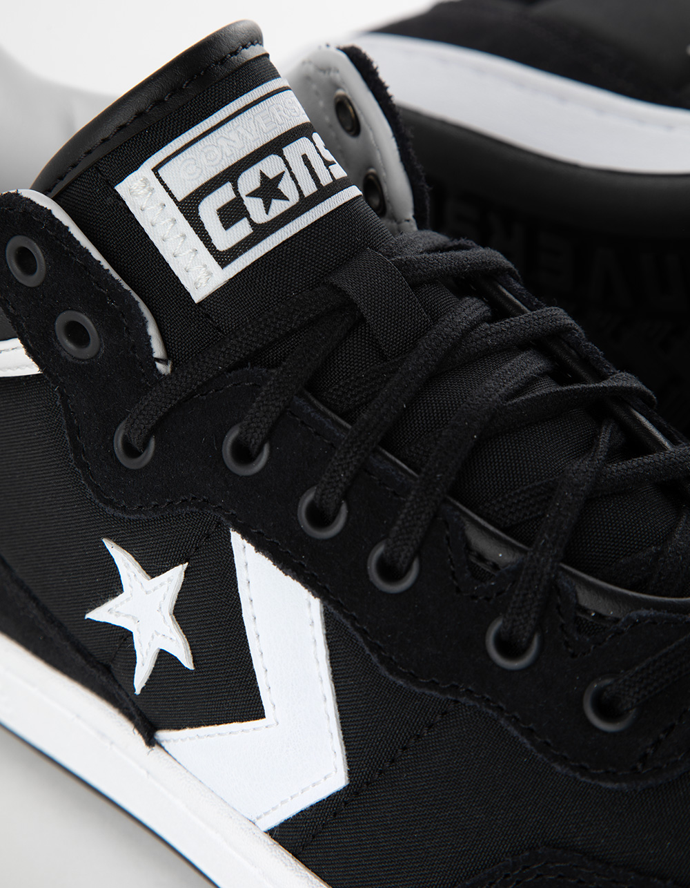 CONVERSE Fastbreak Pro Mid Skate Shoes BLACK/WHITE Tillys