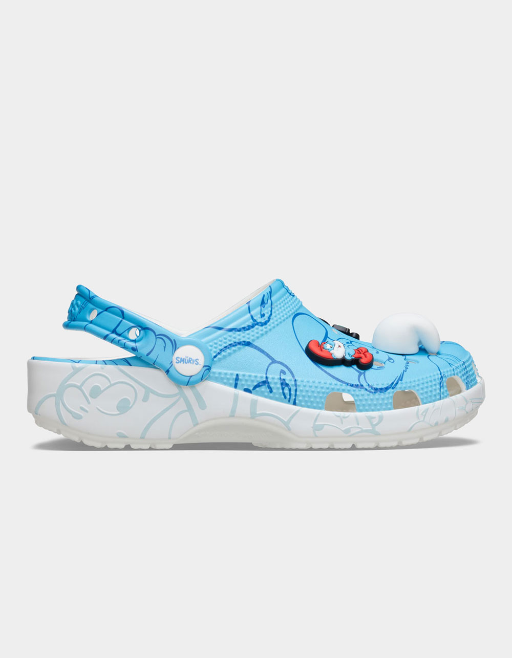 CROCS x Smurfs Classic Clogs - BLUE/WHITE