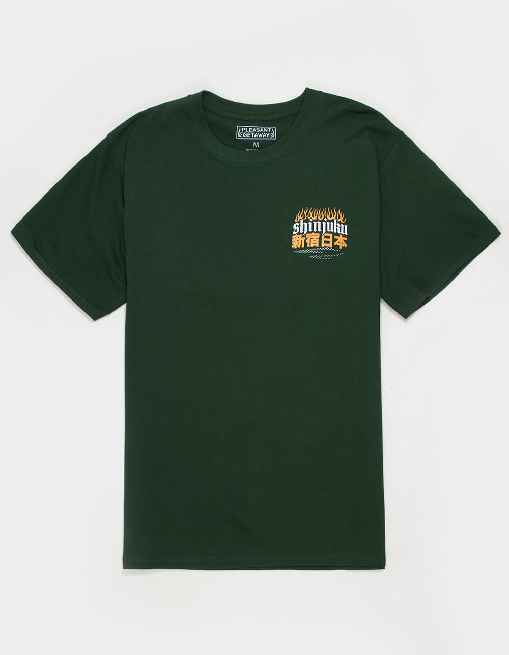 PLEASANT GETAWAY Shinjuku Speed Mens Tee - GREEN
