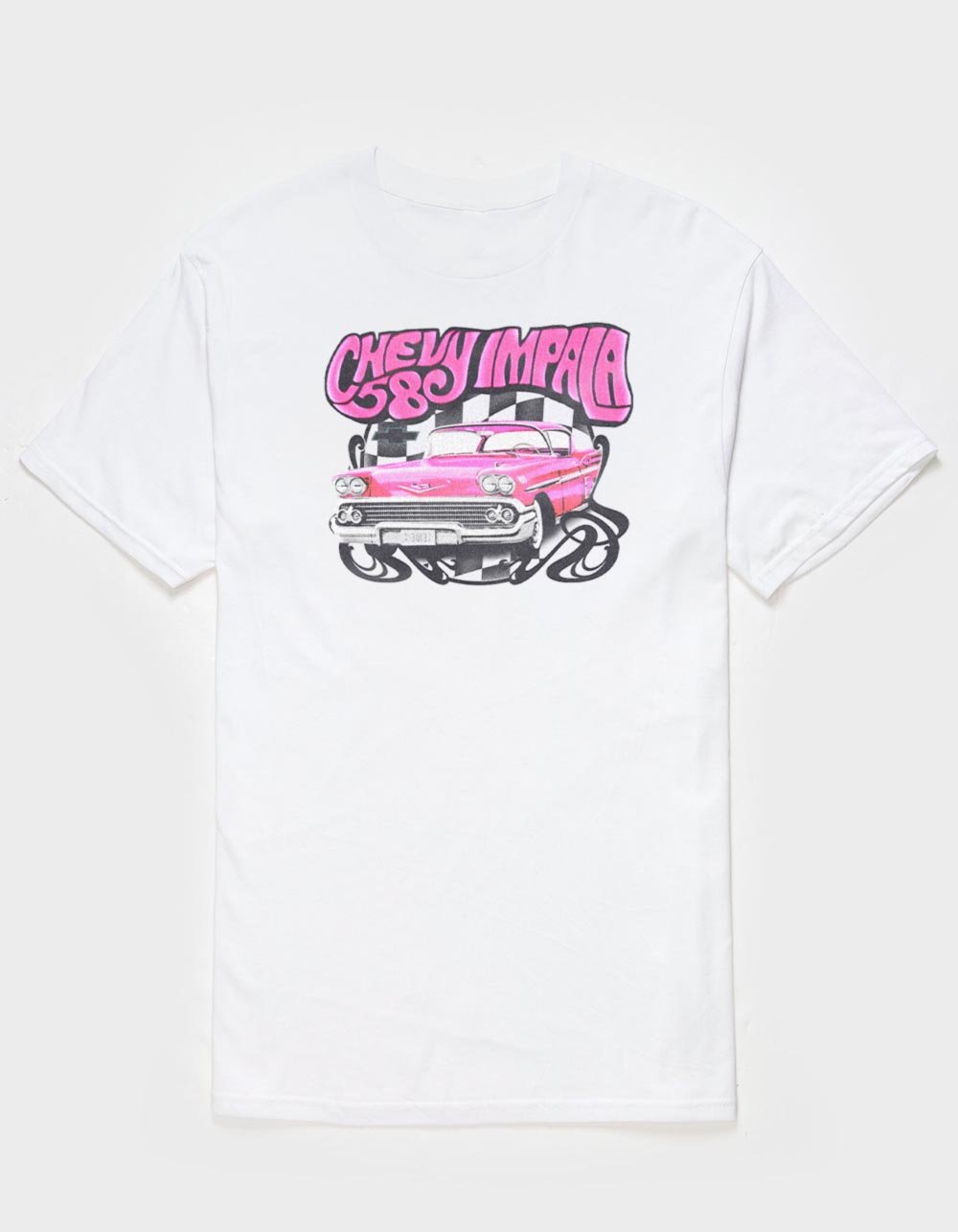 GENERAL MOTORS Chevy 58 Impala Unisex Tee - WHITE