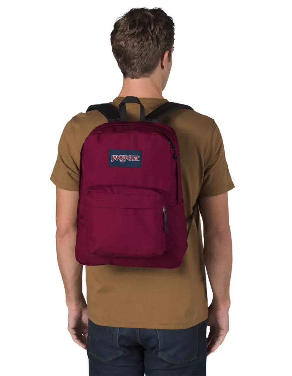 JANSPORT SuperBreak Backpack - DK RED 