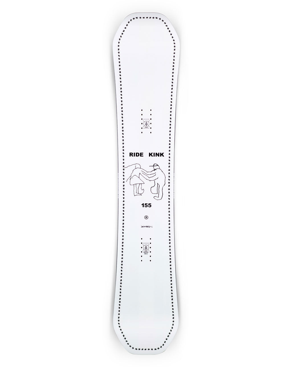 RIDE SNOWBOARDS Kink Snowboard BLACK/WHITE Tillys