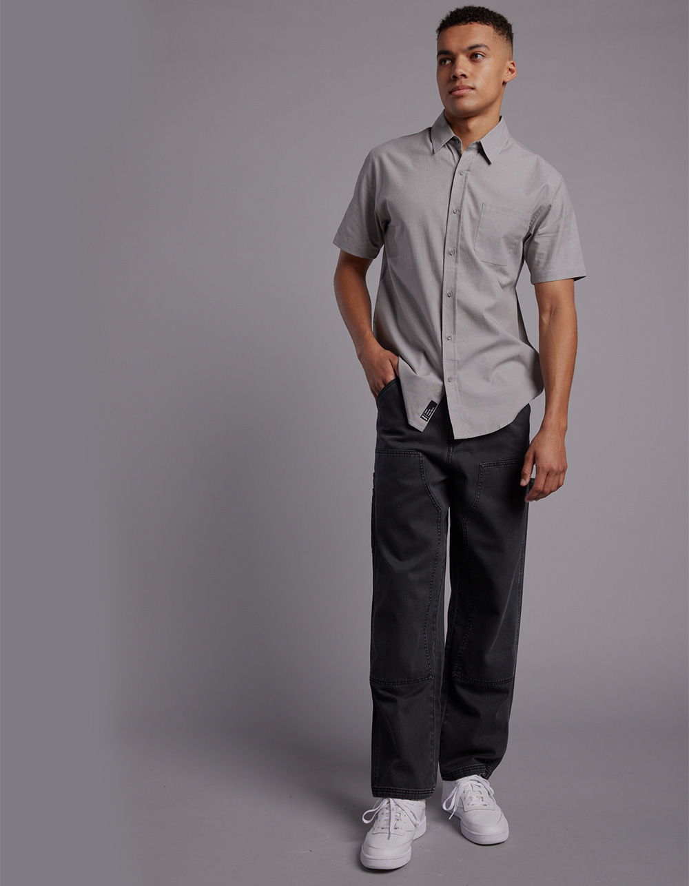 RSQ Mens Twill Utility Pants - WASHED BLACK | Tillys
