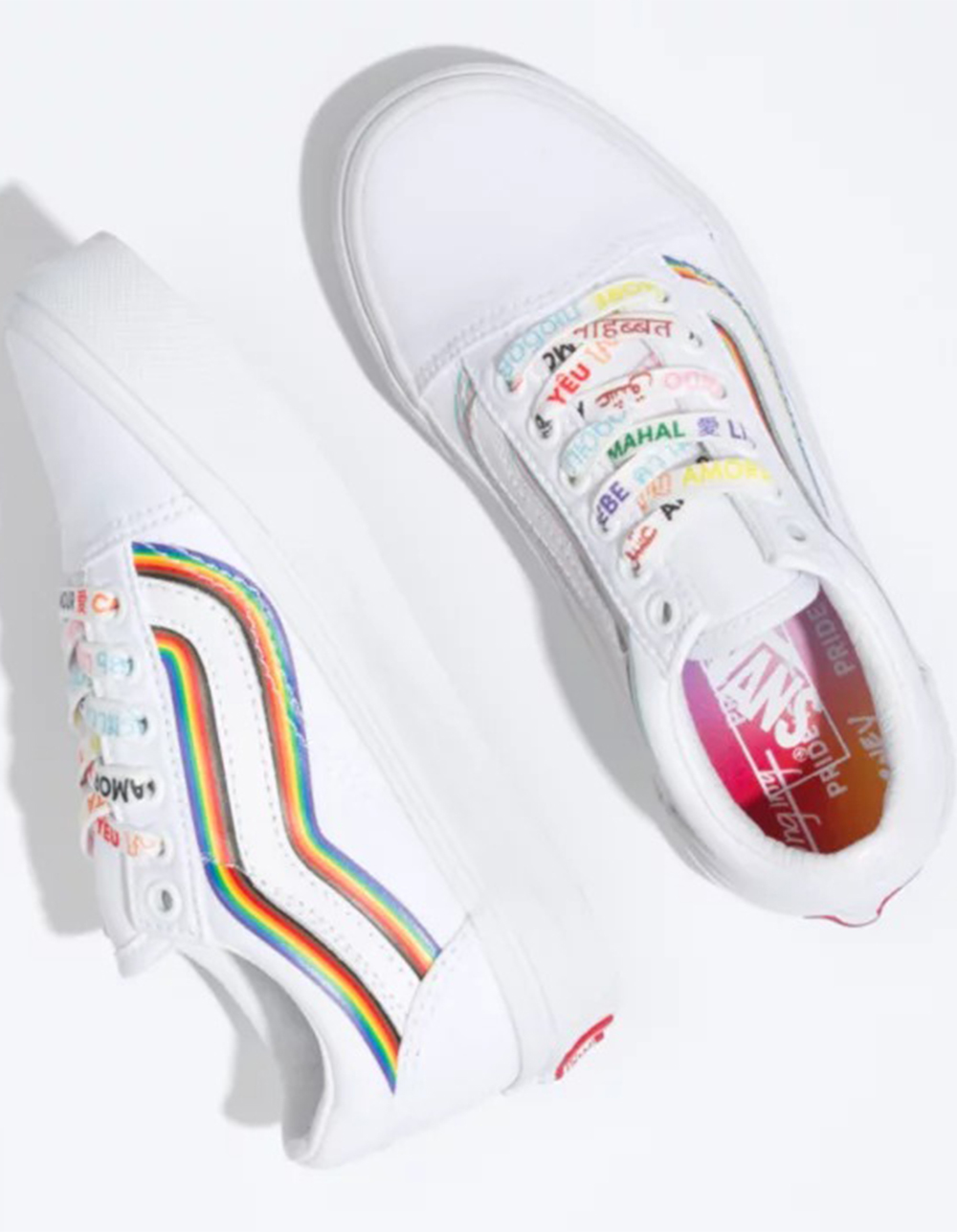 VANS Pride Old Skool Kids Shoes - WHITE COMBO | Tillys