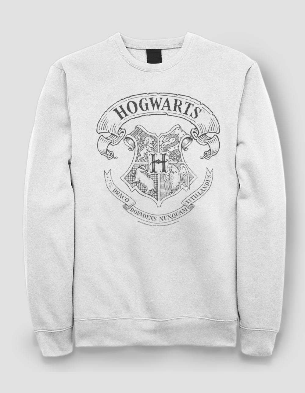 HARRY POTTER Hogwarts Crest Unisex Crewneck Sweatshirt - WHITE | Tillys
