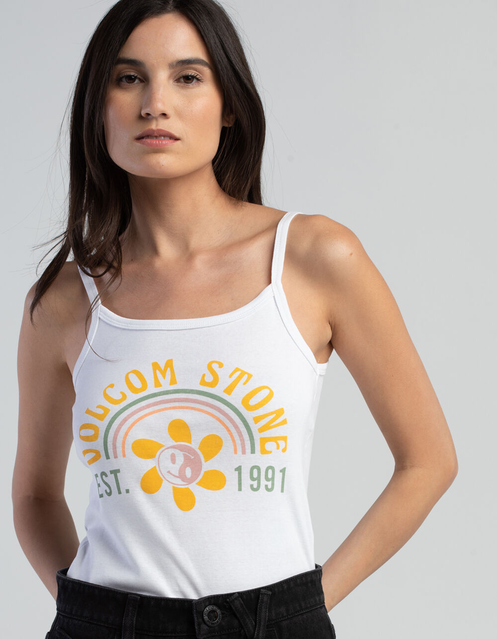 VOLCOM 1991 Womens Strappy Tank Top - WHITE | Tillys