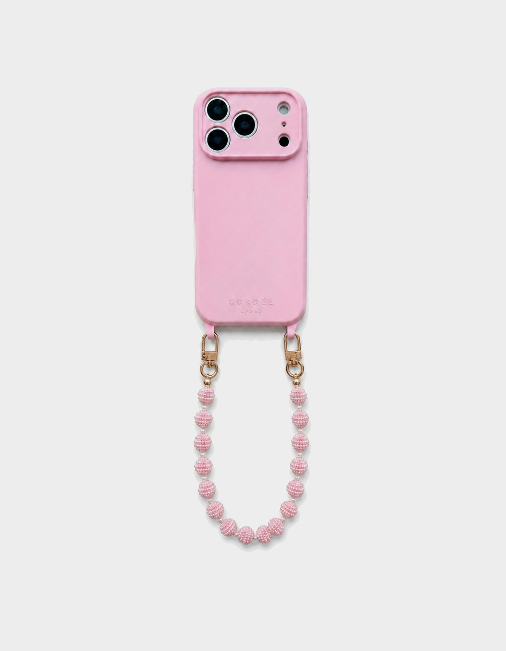 CORDEE CASES Berry iPhone 16/17 Chain Set - BLUSH