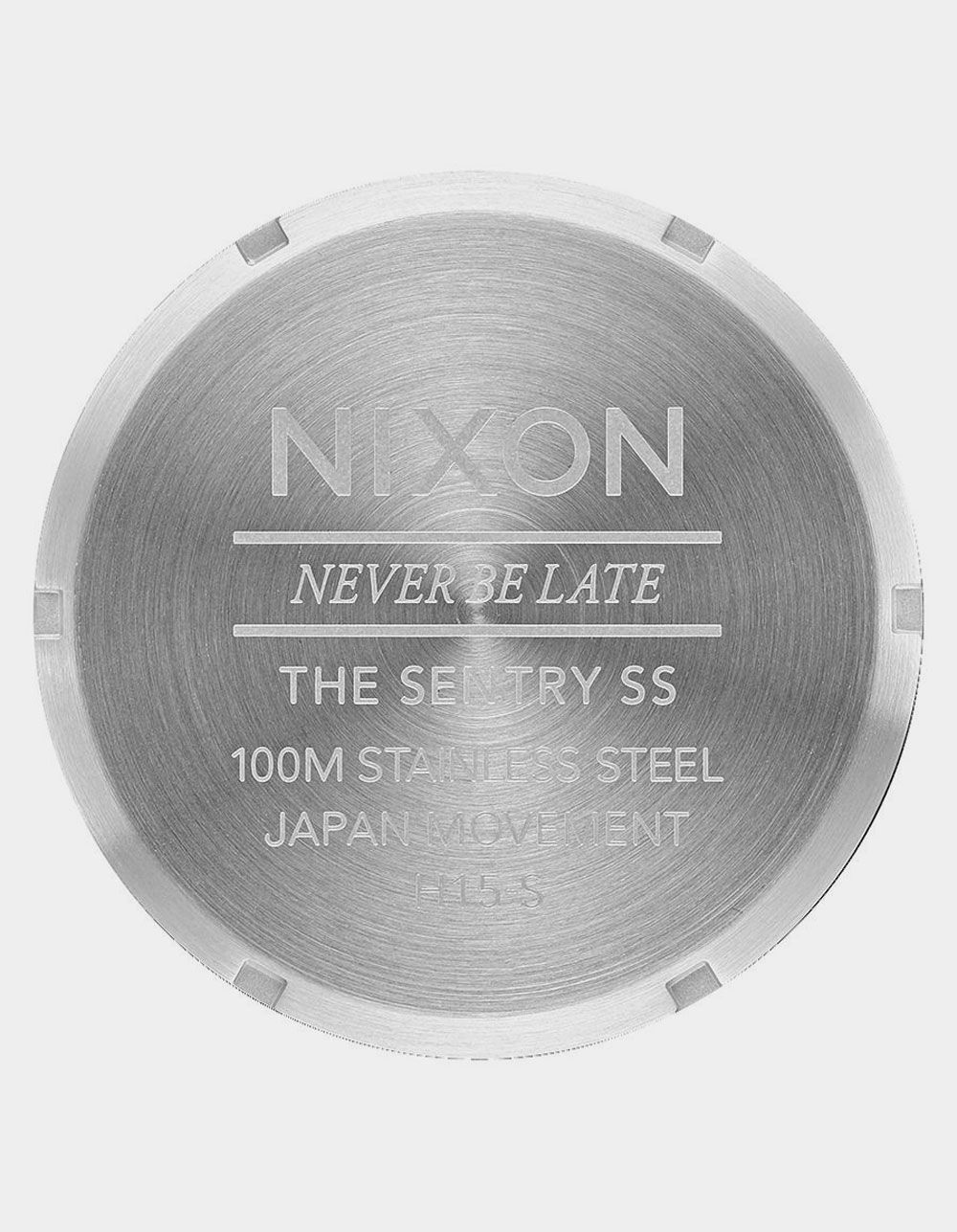 NIXON Sentry SS Silver & Gold Watch image number 3
