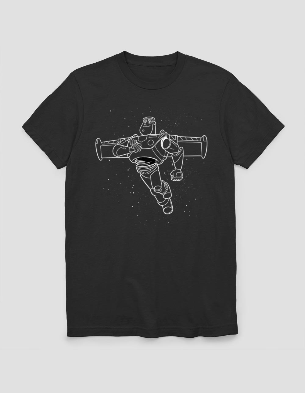 TOY STORY Buzz Constellation Unisex Tee - BLACK