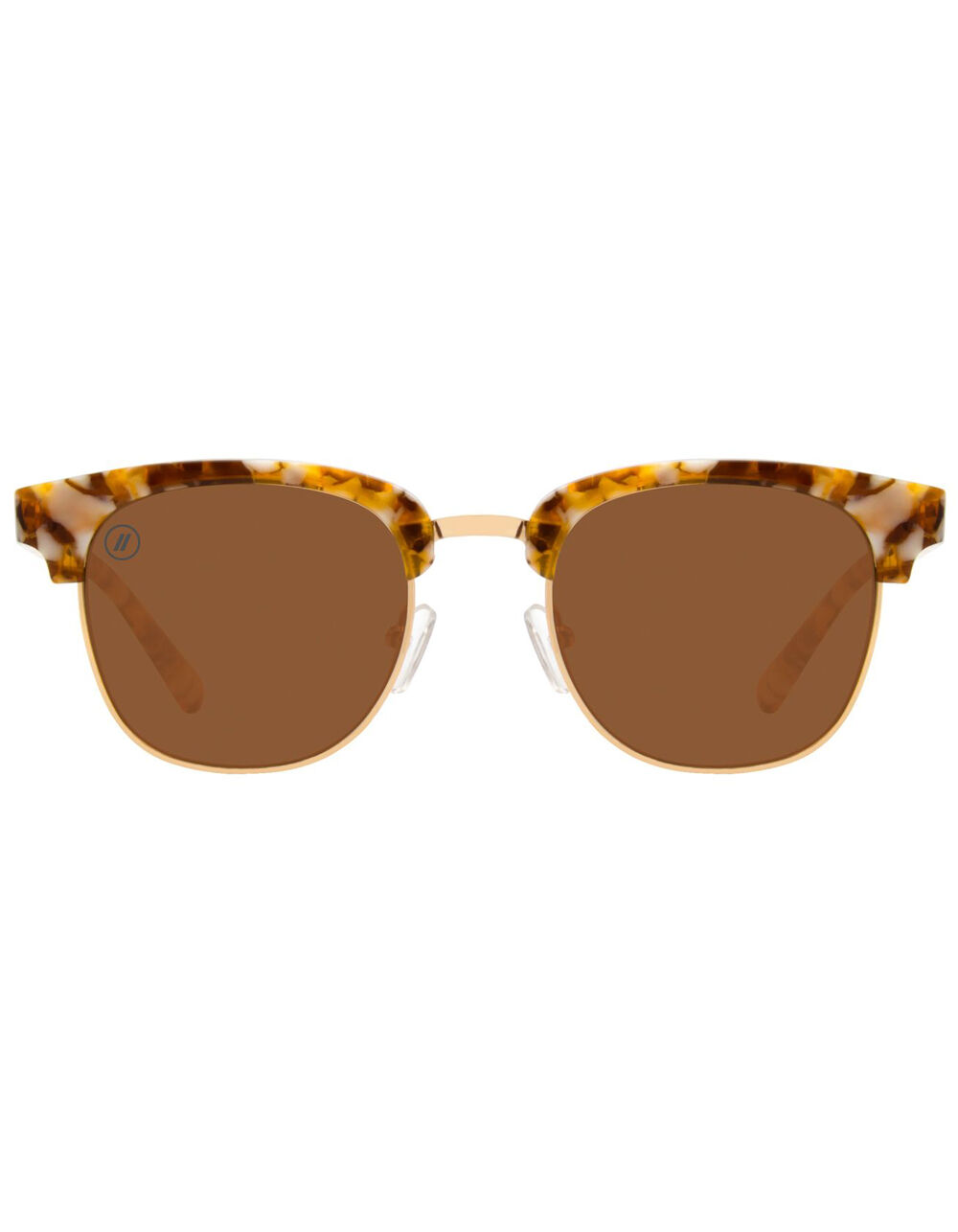 BLENDERS Gold Mamba Polarized Sunglasses AMBER BE1305