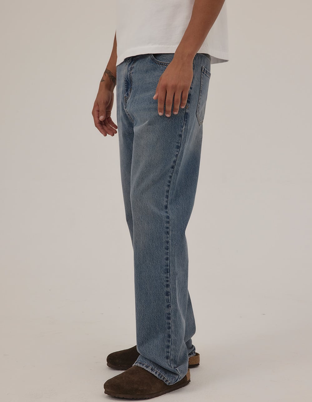 RSQ Mens Relaxed Bootcut Jeans - DIRTY DENIM