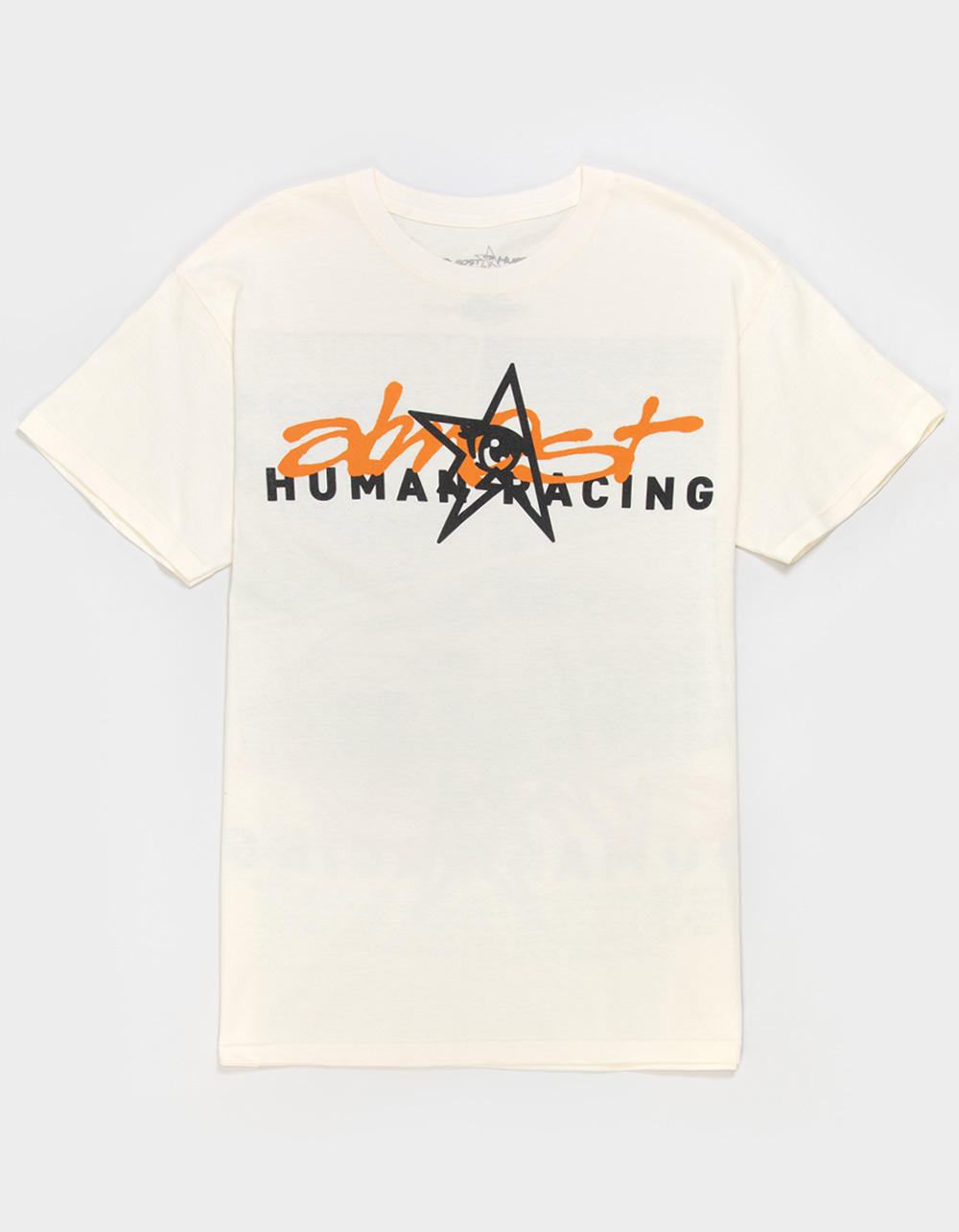 ALMOST HUMAN Racing Mens Tee - NATURAL