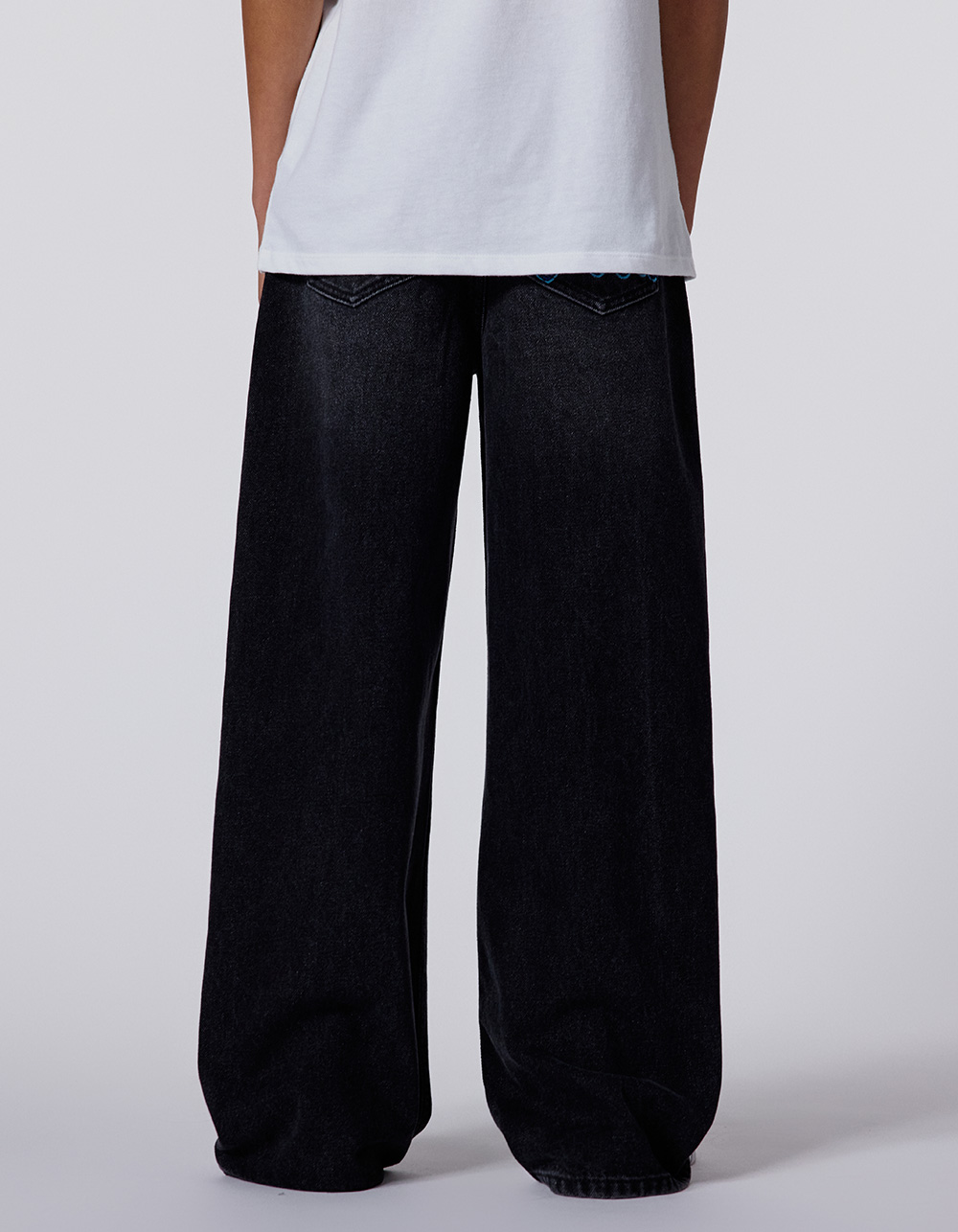 RSQ Boys Extra Baggy Jeans - WASHED BLACK