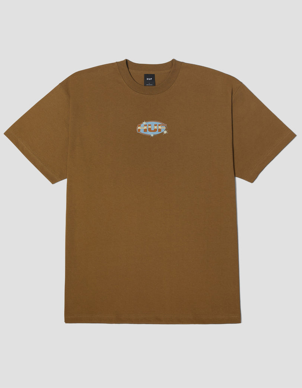 HUF Dawg Mens Tee  - BROWN