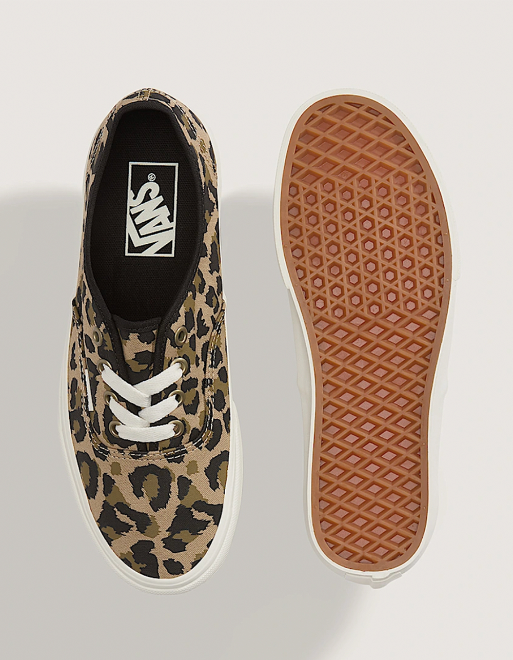 VANS Authentic Womens LEOPARD Print Shoes