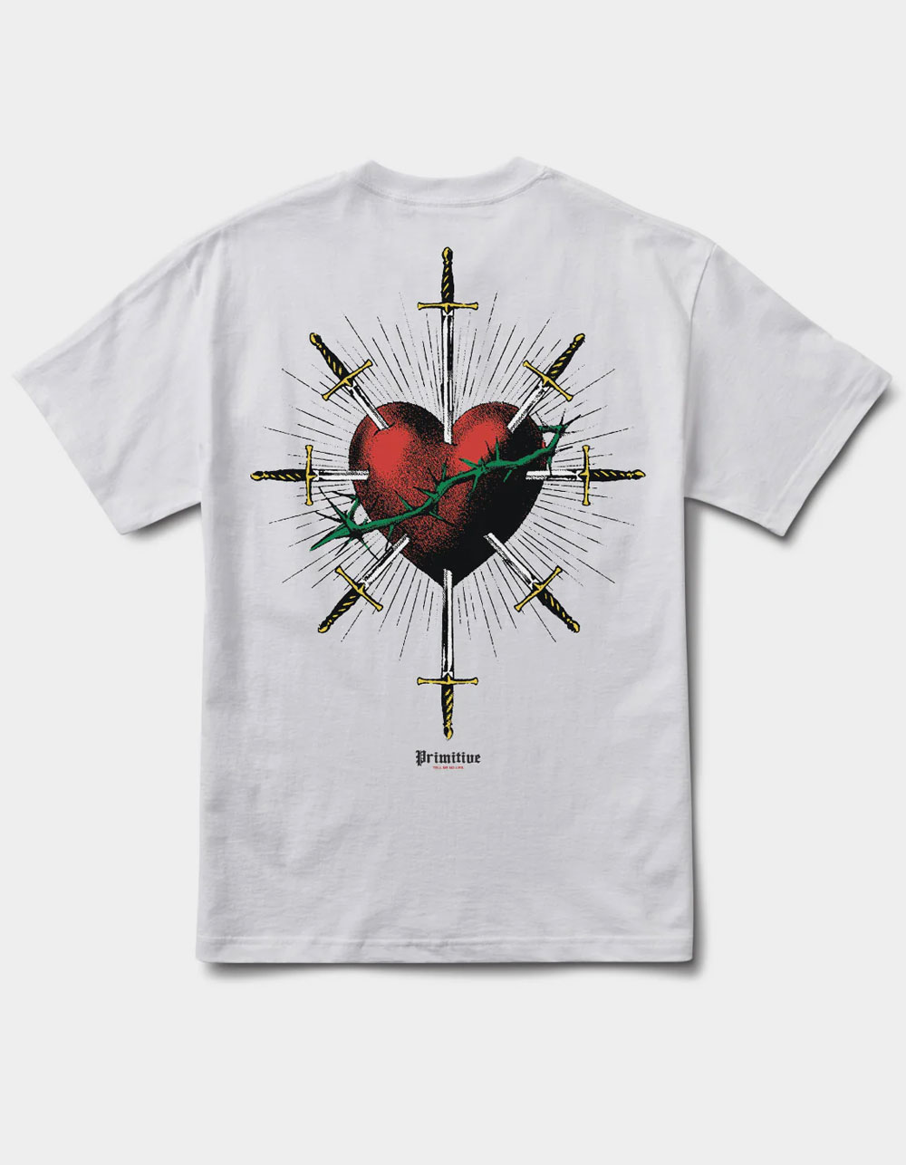PRIMITIVE Saint Mens Tee - WHITE