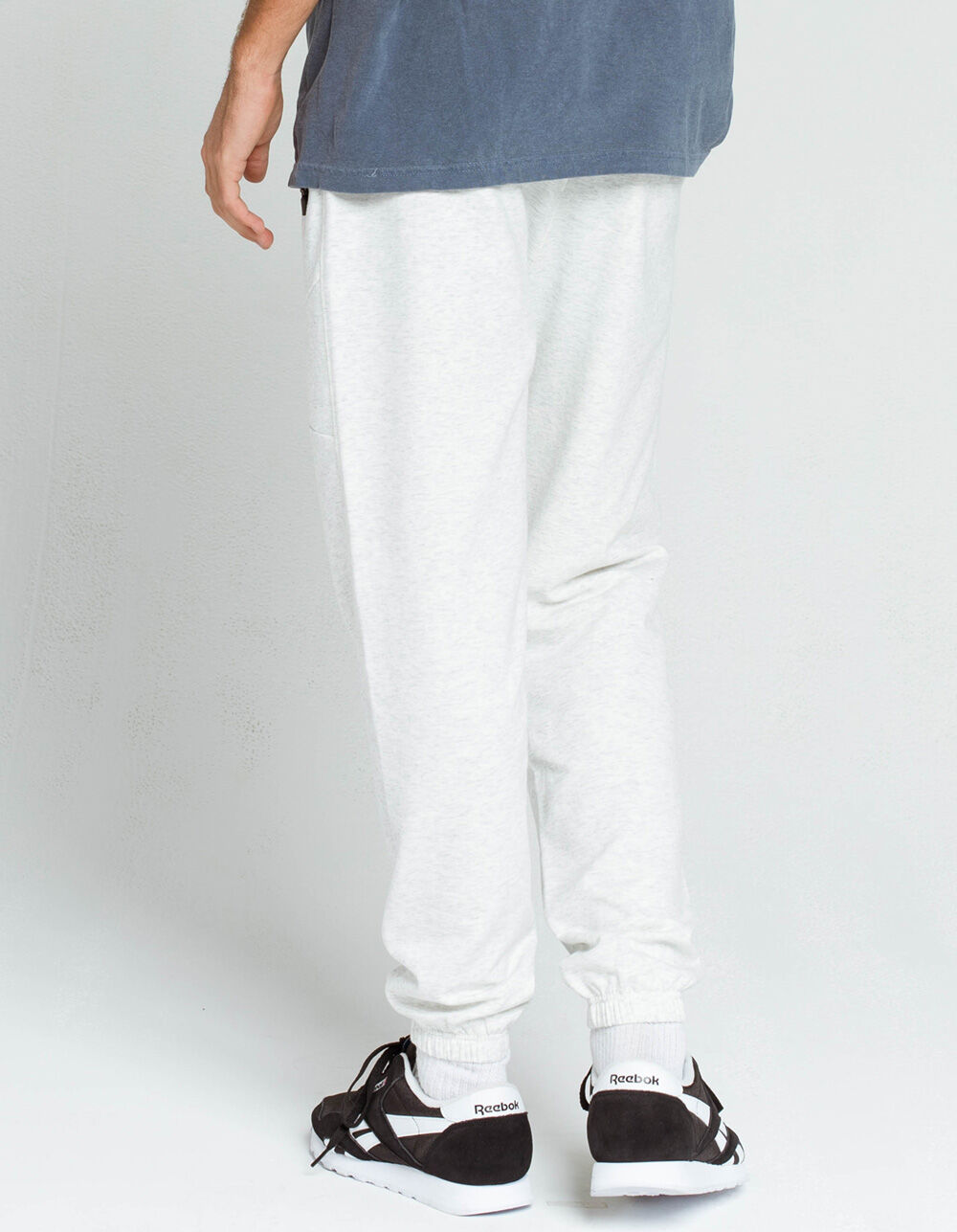 RSQ Knee Seam Mens White Sweatpants WHITE Tillys
