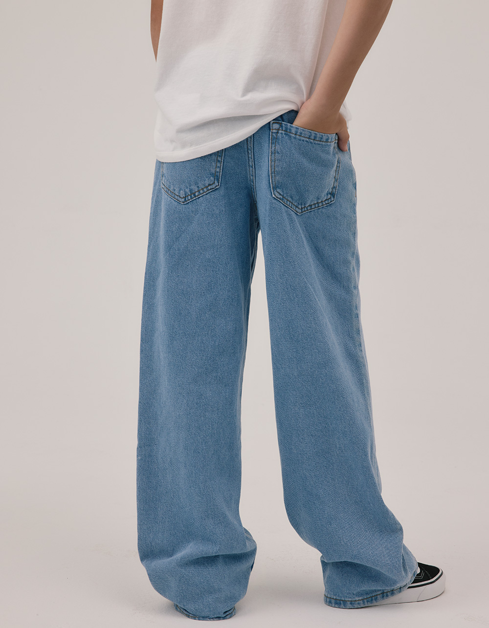 RSQ Boys Baggy Jeans - LIGHT INDIGO
