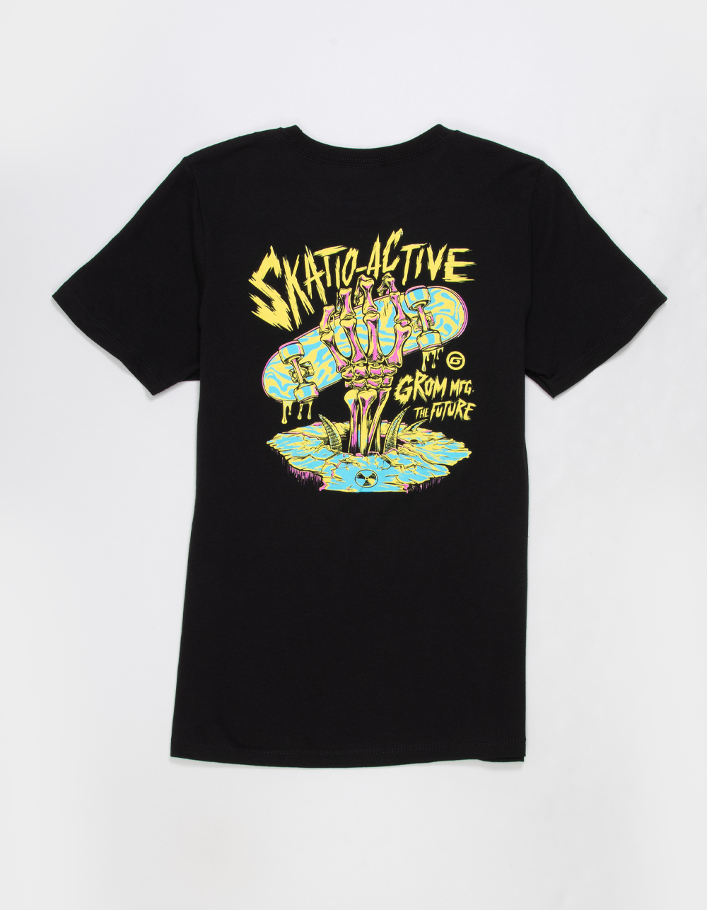 GROM Skatio Active Boys Tee - BLACK
