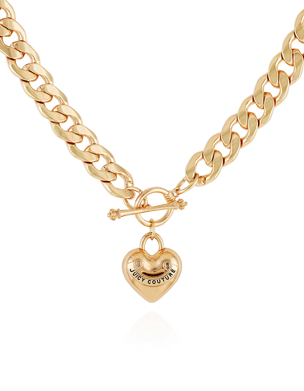 Juicy Couture Black Label Juicy Couture Gold-Tone and Pavé Starter  Necklace, 16L