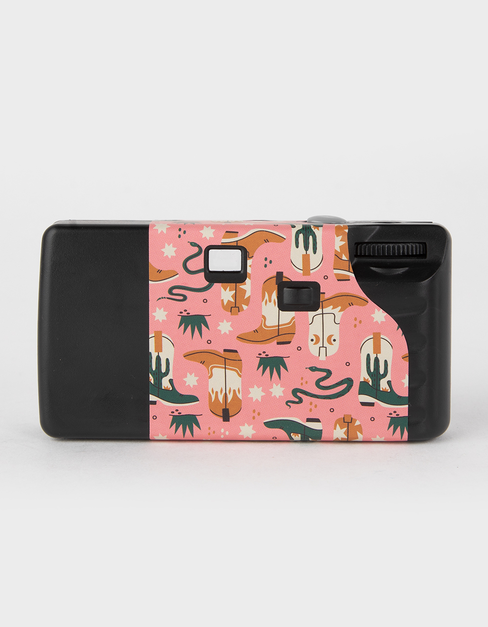 Cowboy Boots Disposable Camera BLK/WHT Tillys