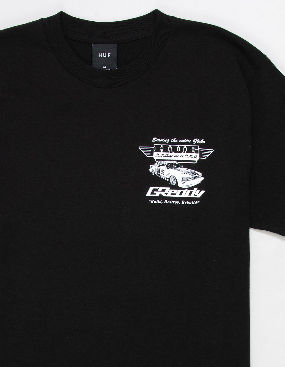 HUF x GReddy Body Work Mens Tee - BLACK